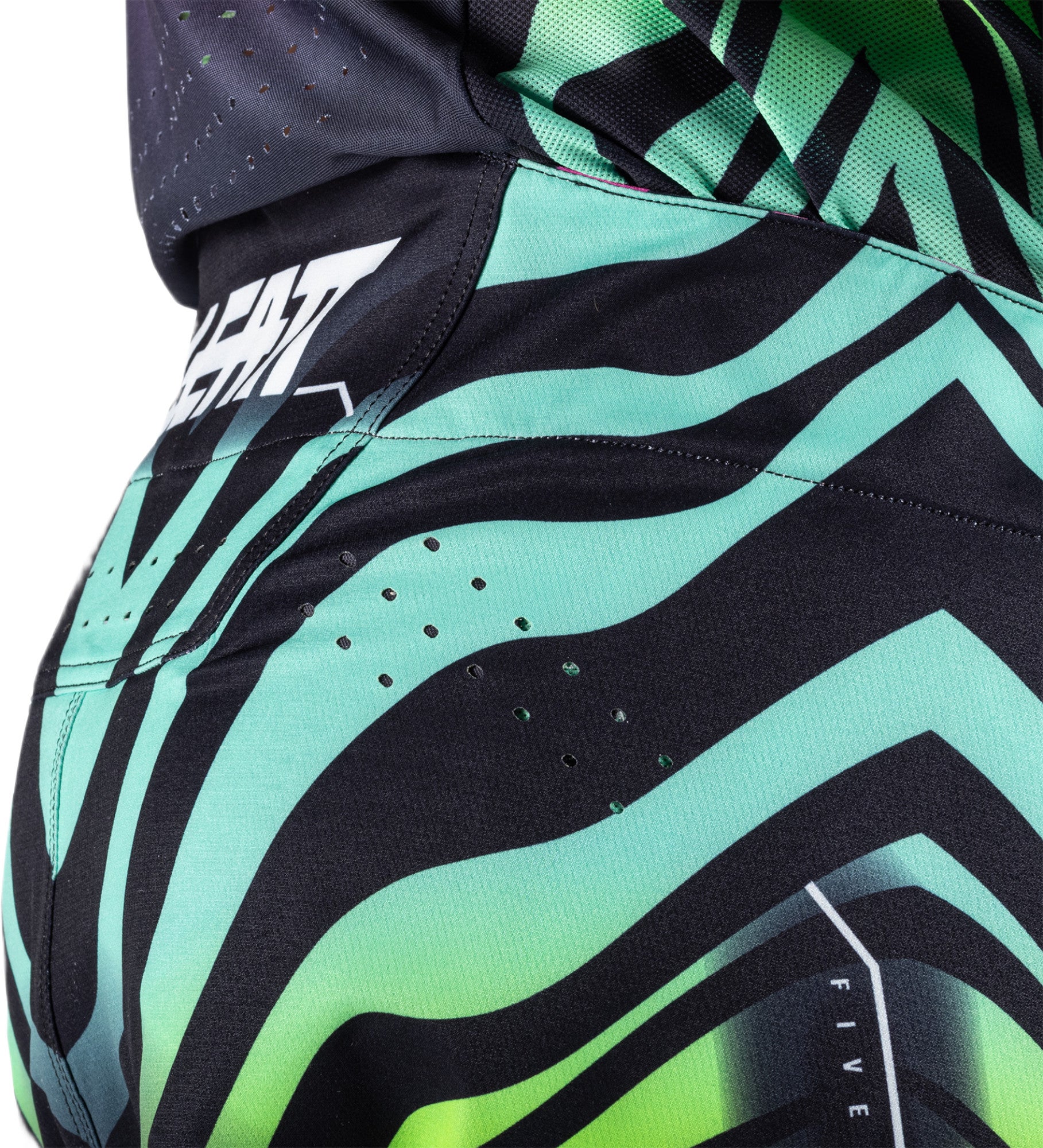 Leatt Moto 5.5 I.K.S V26 Motocross Pants black/multicoloured 2XL Figure 5