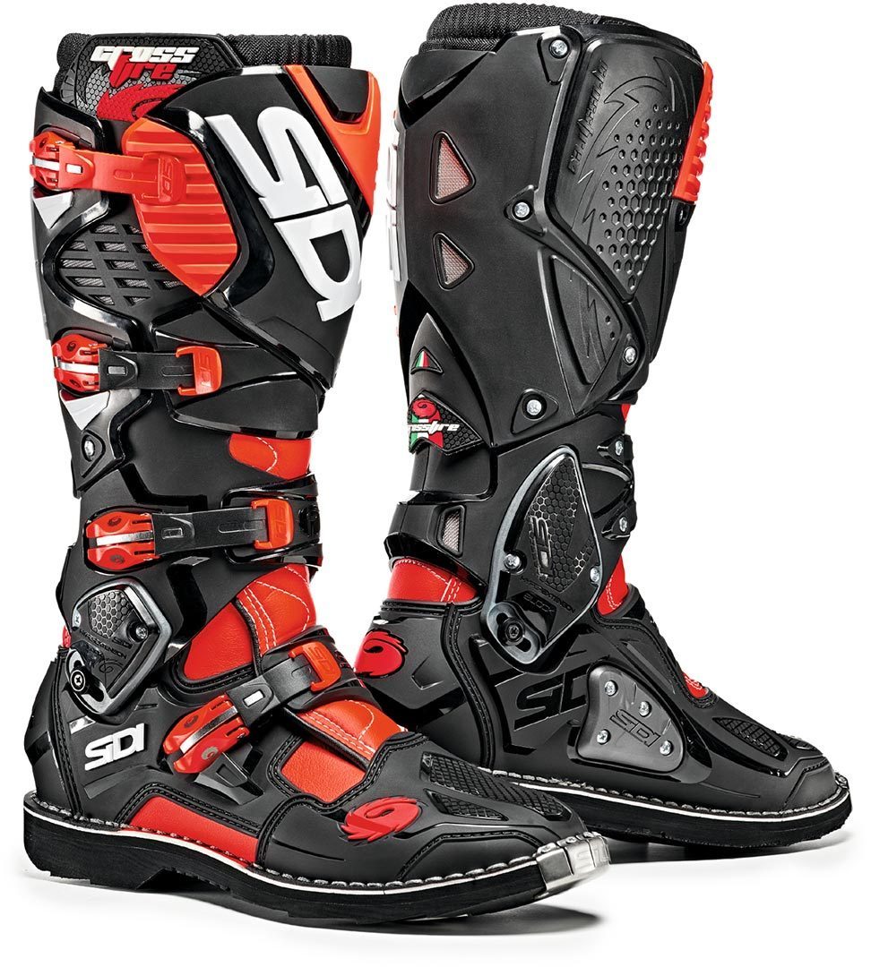 Sidi Crossfire 3 Motocross Boots black/red 44 Figure 1