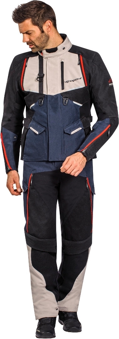 Ixon Eddas Motorcykel tekstil bukser sort/blå M Figur 3