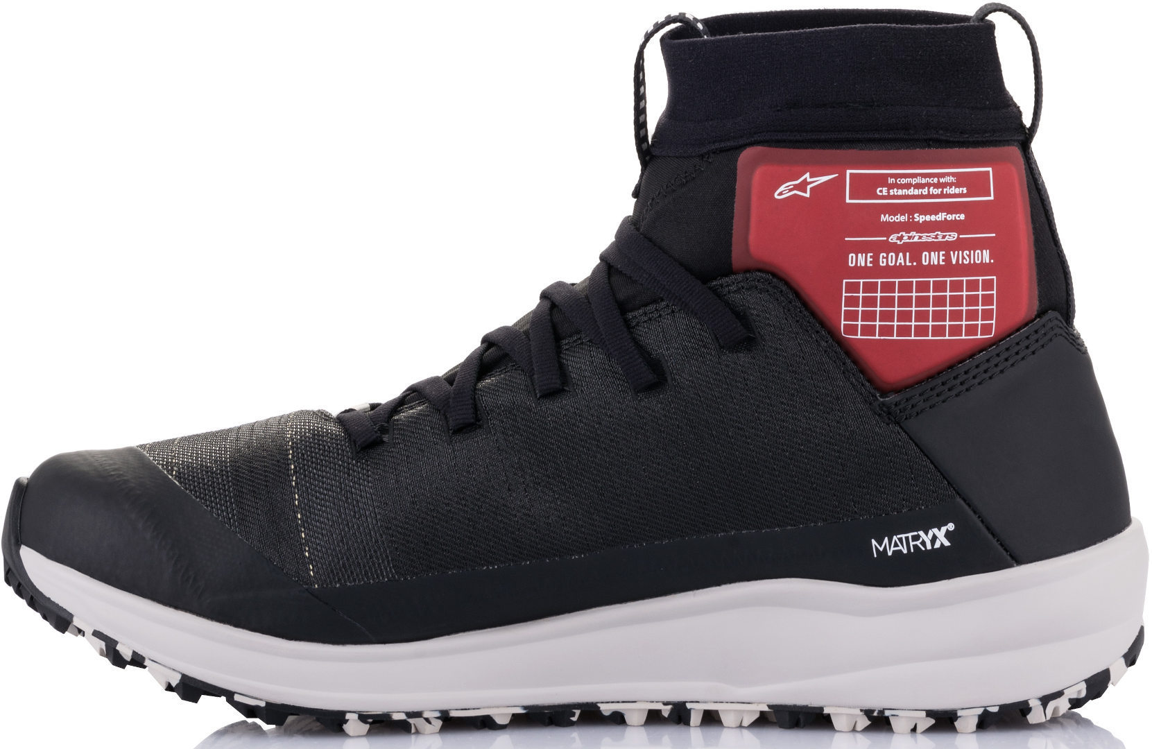 Alpinestars Speedforce 오토바이 신발 검정/흰색/빨강 7,5 (40) 그림 6