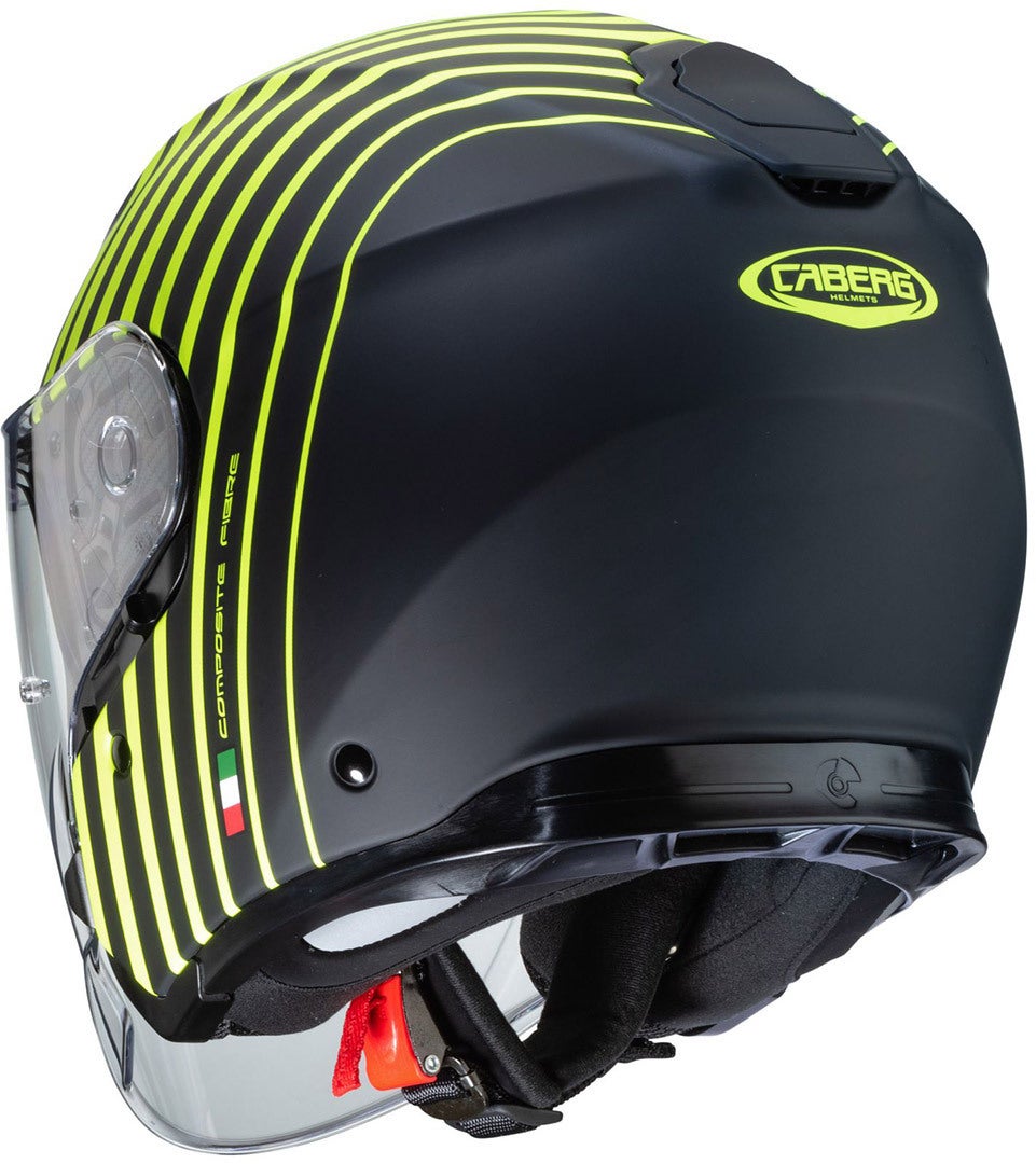 Caberg Flyon Bakari Casco Jet negro/amarillo L (59/60) Figura 4