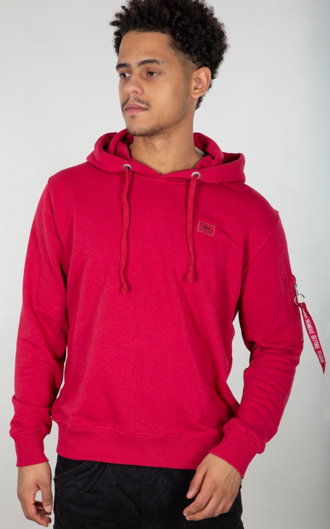 Alpha Industries X-Fit Sudadera con capucha rojo M Figura 1