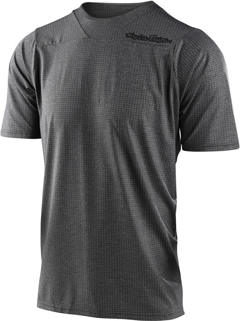 Troy Lee Designs Skyline Solid Fiets T-Shirt grijs M Figuur 1