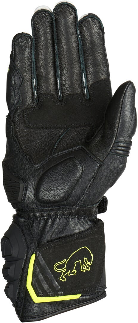 Furygan F-RS1 Motorcykel handsker sort/hvid/neongul M Figur 2