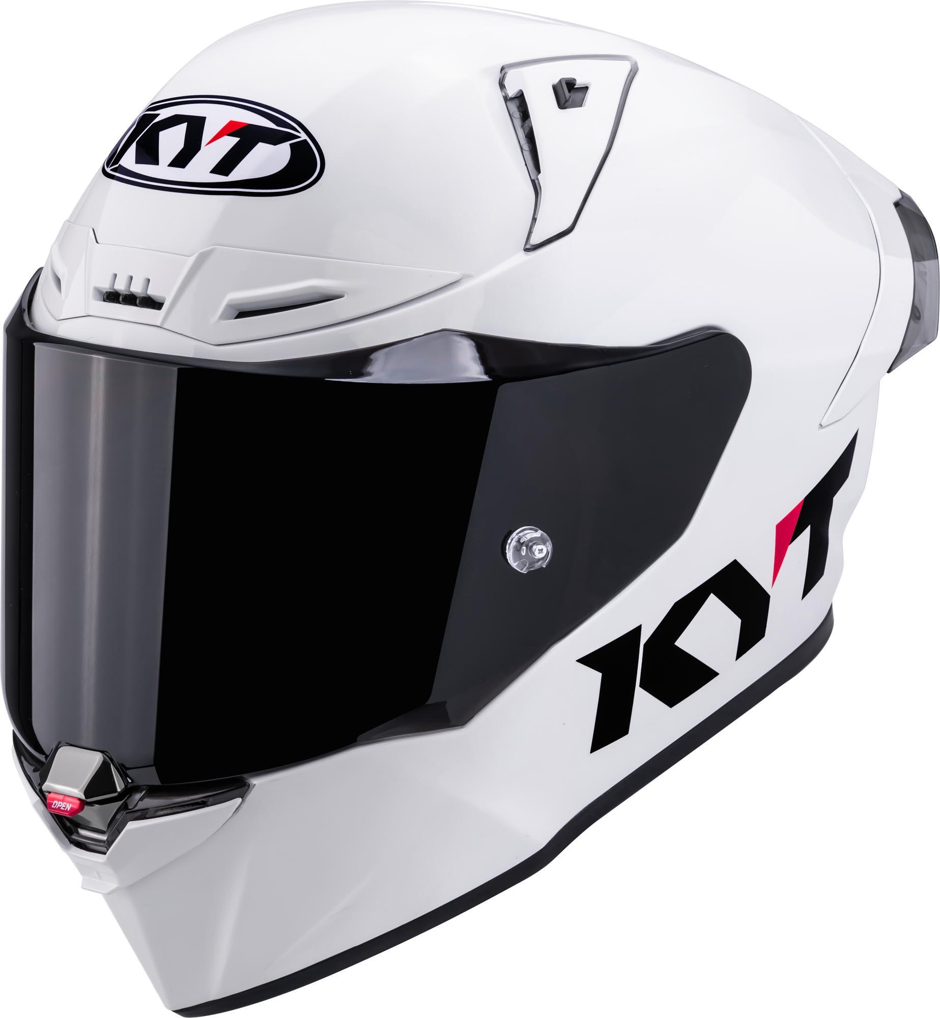 KYT R1R Plain Hjelm hvit XL (61/62) Figur 1