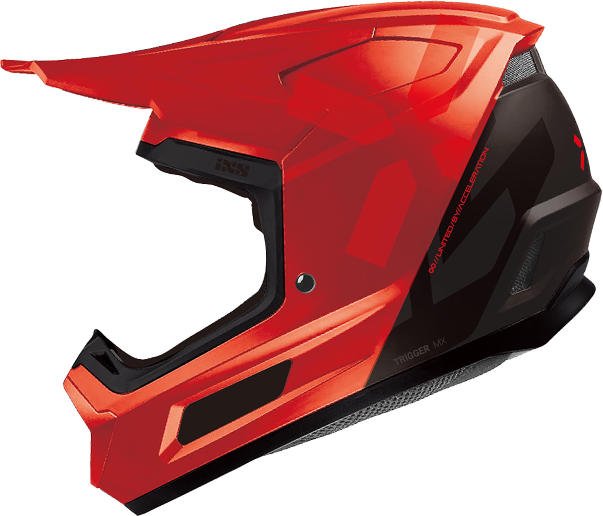 Side view of IXS Trigger 1.0 MIPS Motocross Helmet