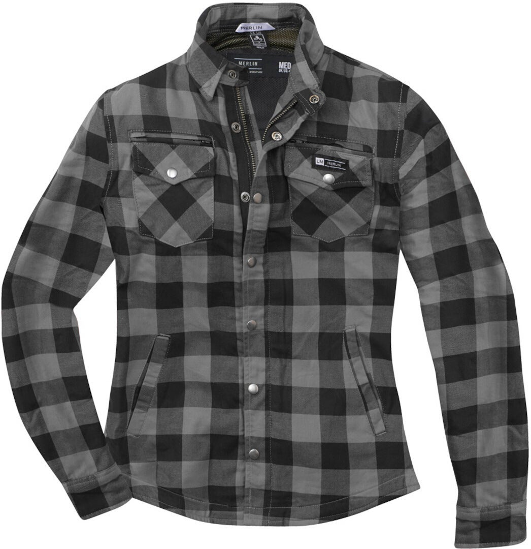 Merlin Madison Ladies Motorcycle Shirt grey XXL Figure 5