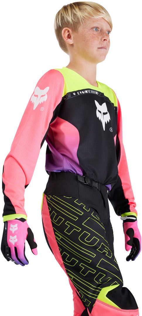 FOX 180 Elevated Jugend Motocross Jersey pink YXL Abbildung 5