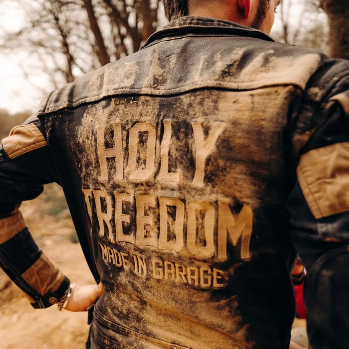 HolyFreedom Tutonero Macacão de ganga de 1 peça M Figura 6