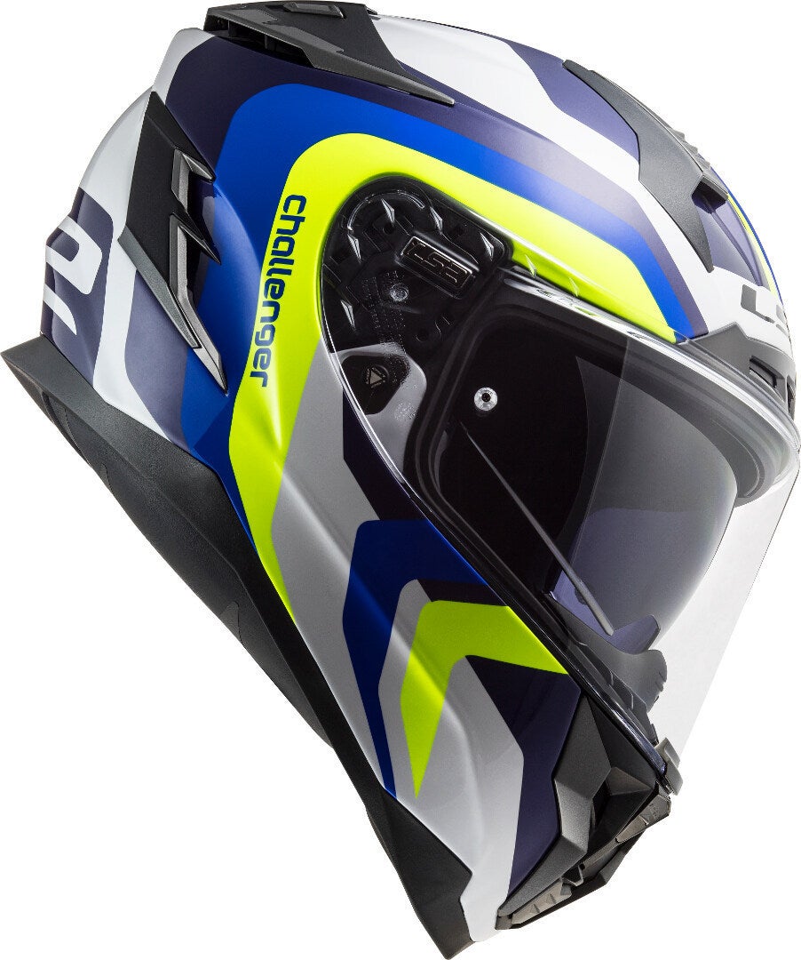 LS2 FF327 Challenger Galactic Casco blanco/amarillo/azul XS (53/54) Figura 11
