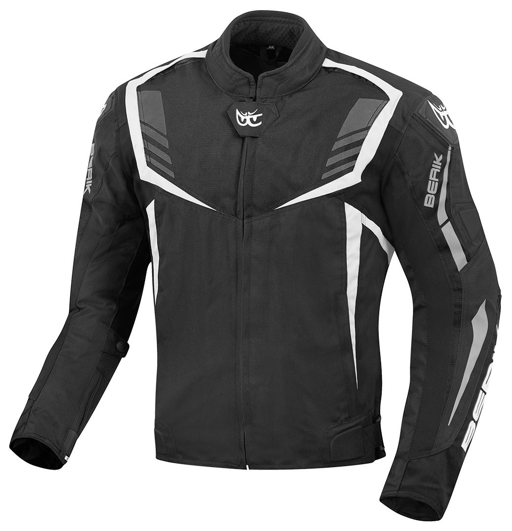 Berik Toronto Waterproof Motorcycle Textile Jacket black/black/white 60 Figure 1