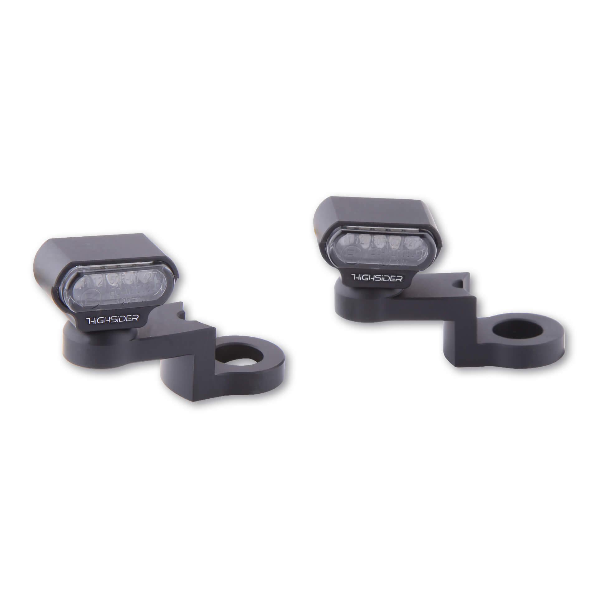HIGHSIDER LED Blinker mit CNC Spiegelbefestigung TYP 1 Figura 1