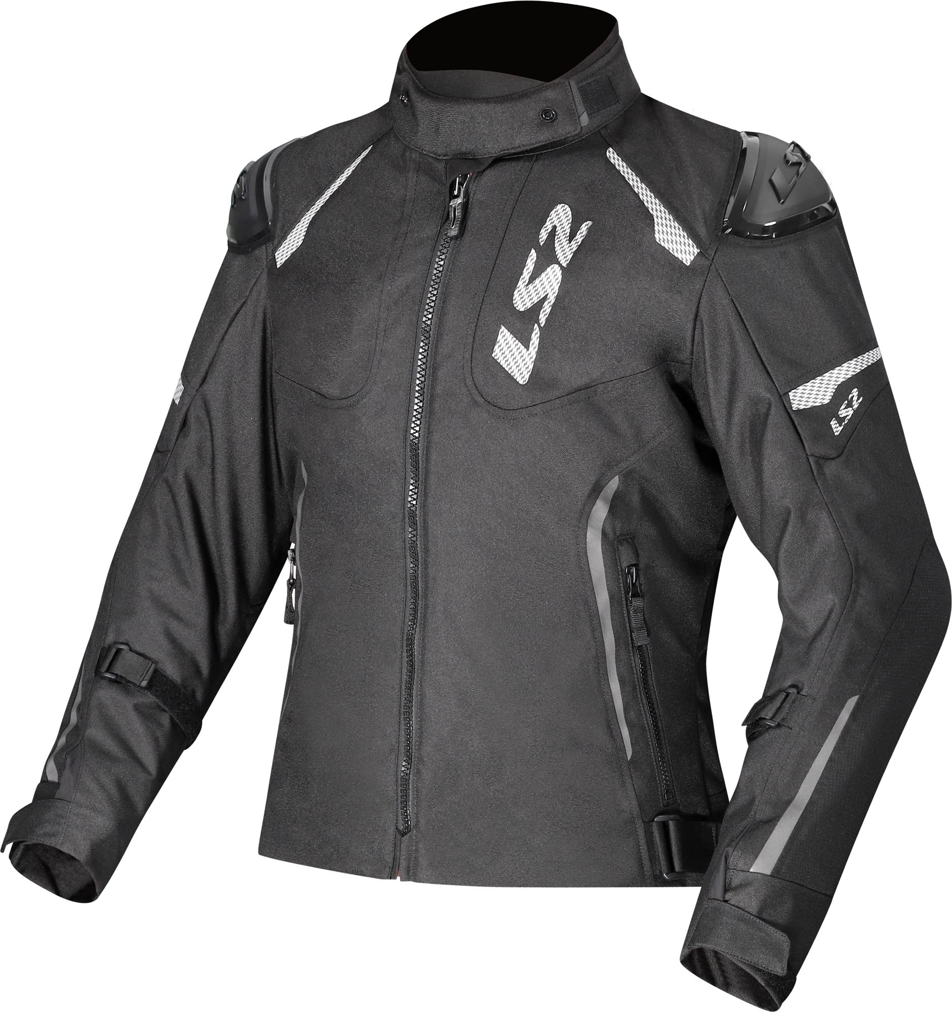LS2 Zoom waterdichte dames motorfiets textieljas 4XL Figuur 1