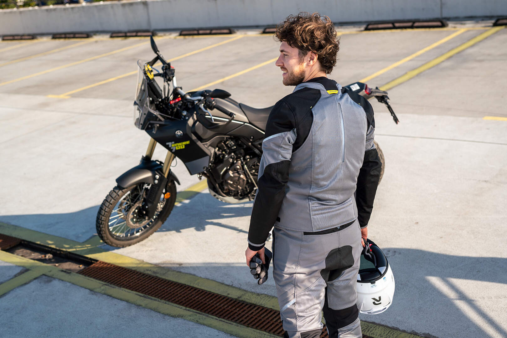 SHIMA Jet waterproof Motorcycle Textile Jacket grey M Figure 7