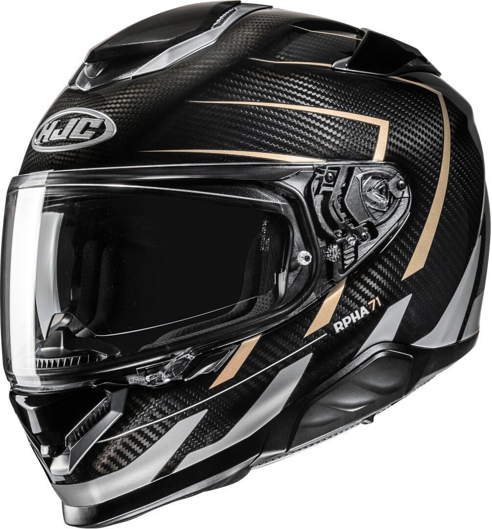 HJC RPHA 71 Carbon Cano Casco nero/argento/oro S (55/56) Figura 1