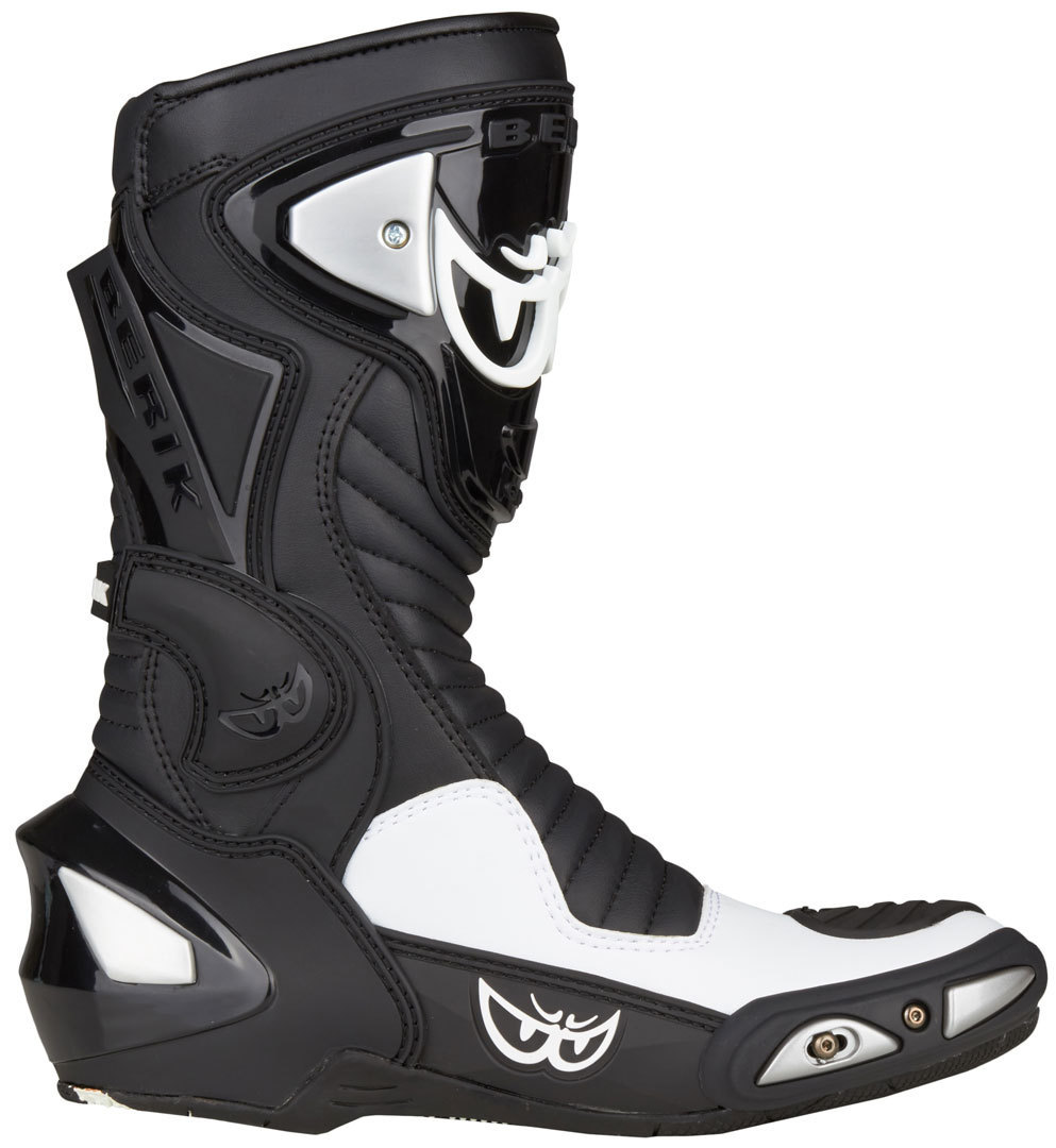 Berik Race-X Racing Motorcycle Boots black/white 45 Figure 2