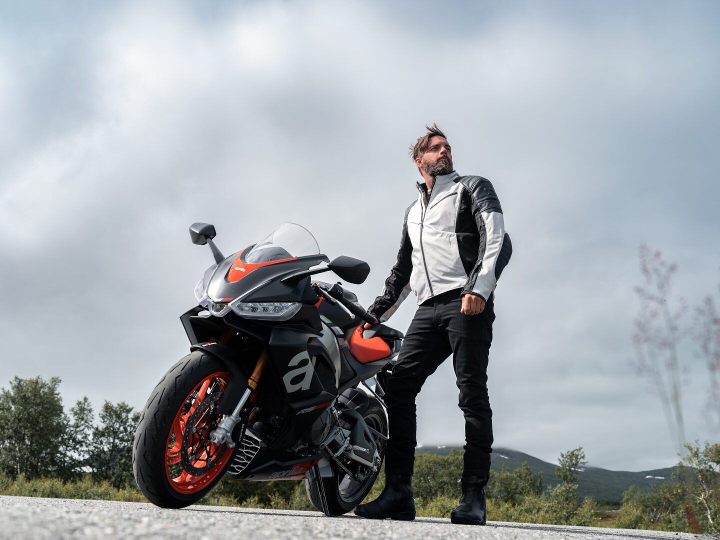 Halvarssons Solberg wasserdichte Motorrad Textiljacke schwarz/hellgrau 60 Abbildung 3