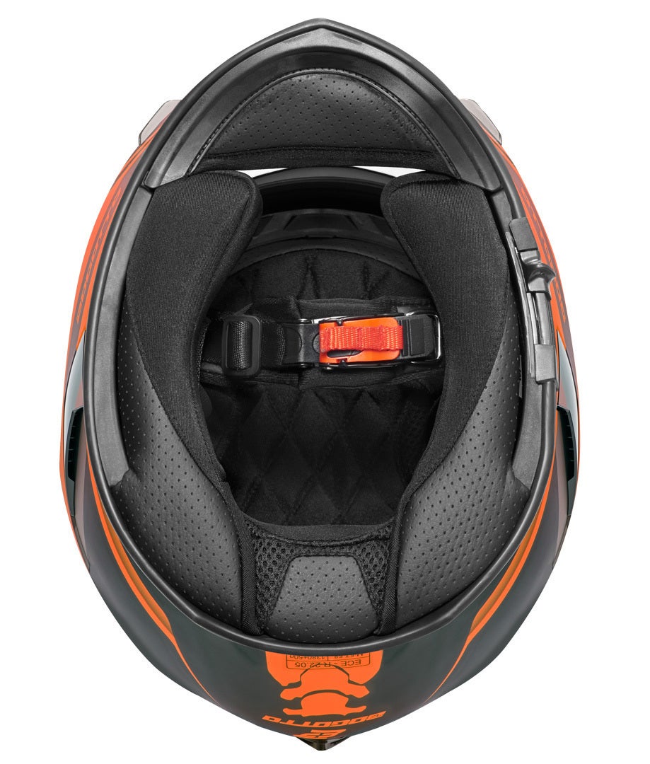 Bogotto V126 G-Evo Hjelm sort/orange M Figur 4