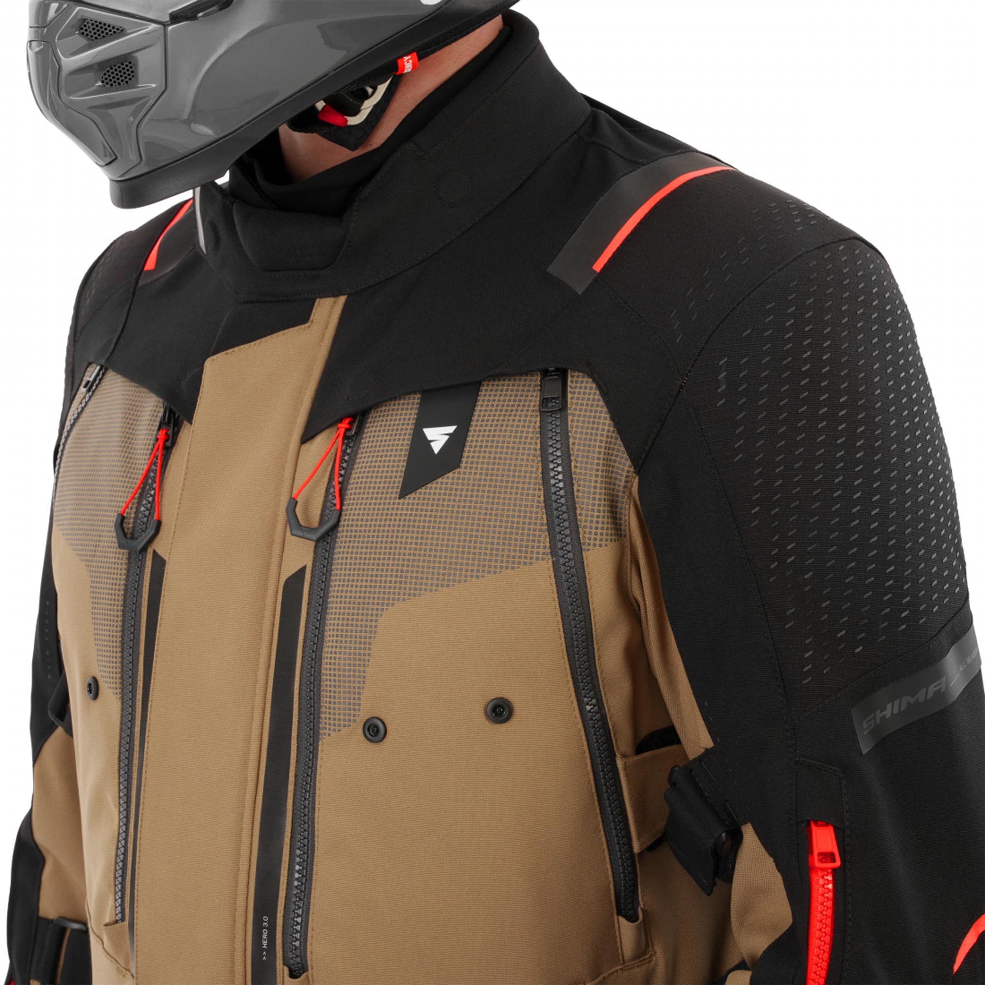 SHIMA Hero 3.0 Veste textile moto Marron L Figure 16