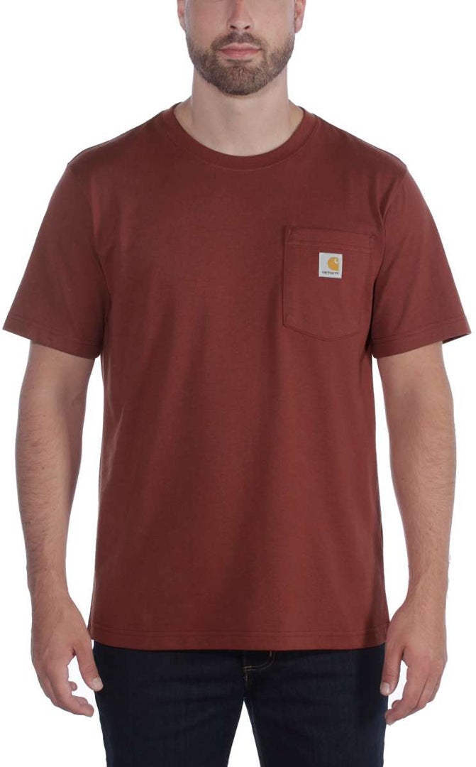 Carhartt Workwear Pocket T-Shirt dark red S Figure 2