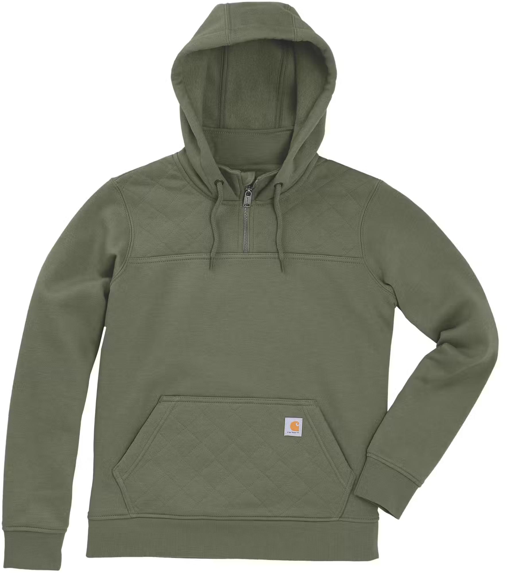 Carhart Paxton Quilted Quarter Zip Damtröja Oliv/Grön L Figur 1
