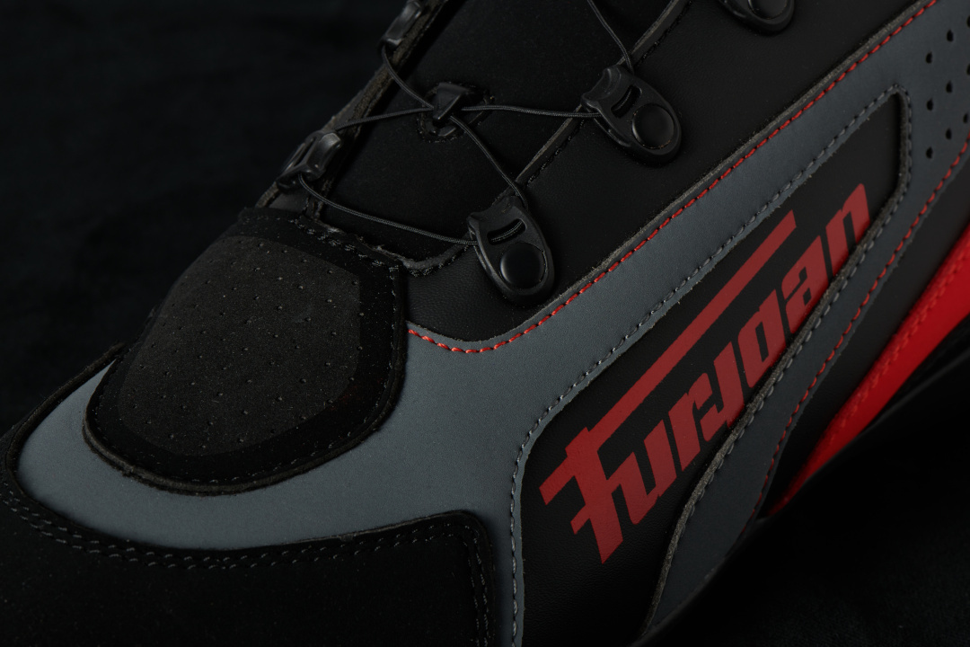 Furygan V4 Easy D3O WP Pantofi de motocicletă Negru/Roșu 44 Figura 3