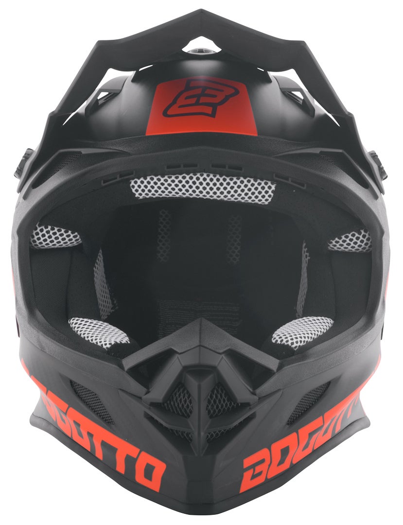Bogotto V328 Xadrez Carbon Motocross hjelm sort/orange XL Figur 3