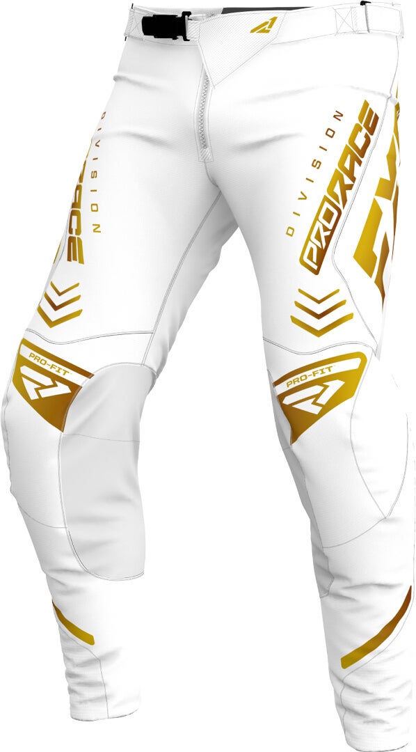 FXR Revo 2024 Calça Motocross branco/dourado 30 Figura 1