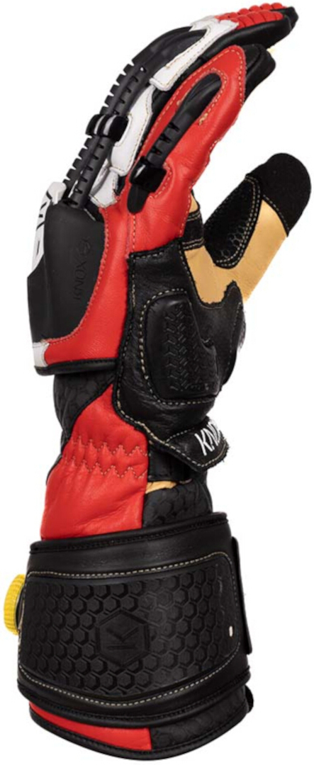 Knox Handroid MK5 Motorcykel handsker sort/rød M Figur 3