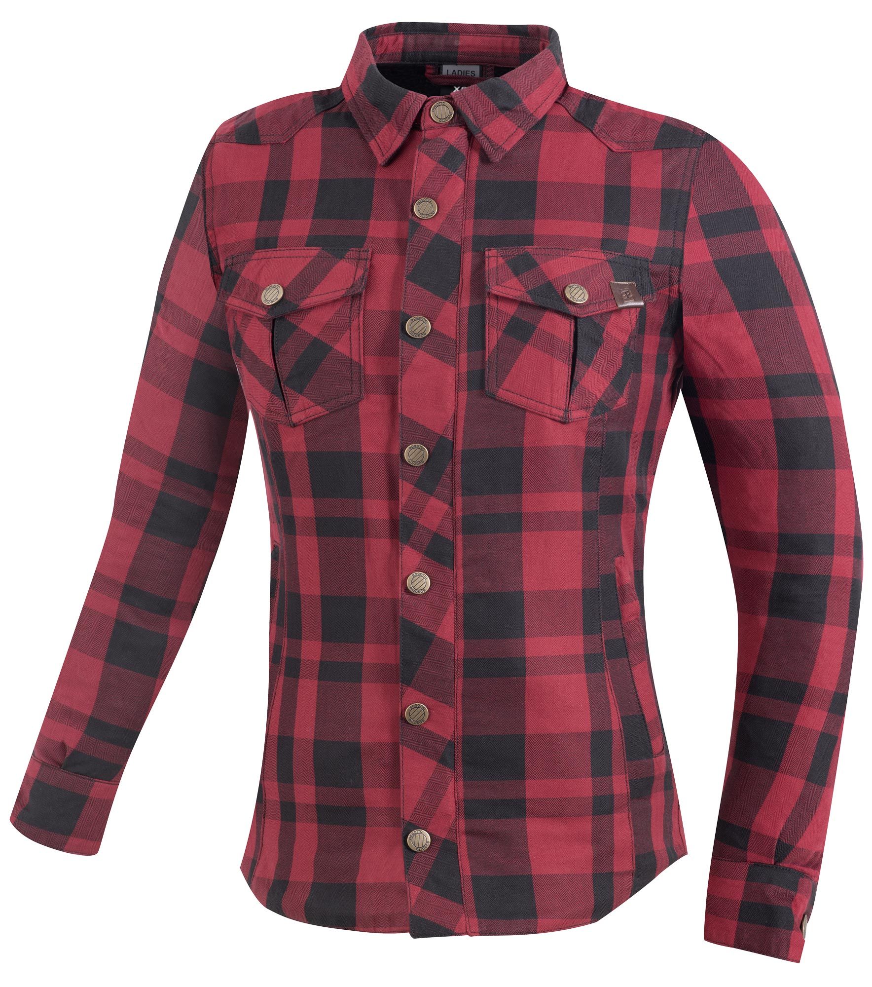 Bogotto Forgewood Ladies Motorcycle Shirt black/red M Figure 1