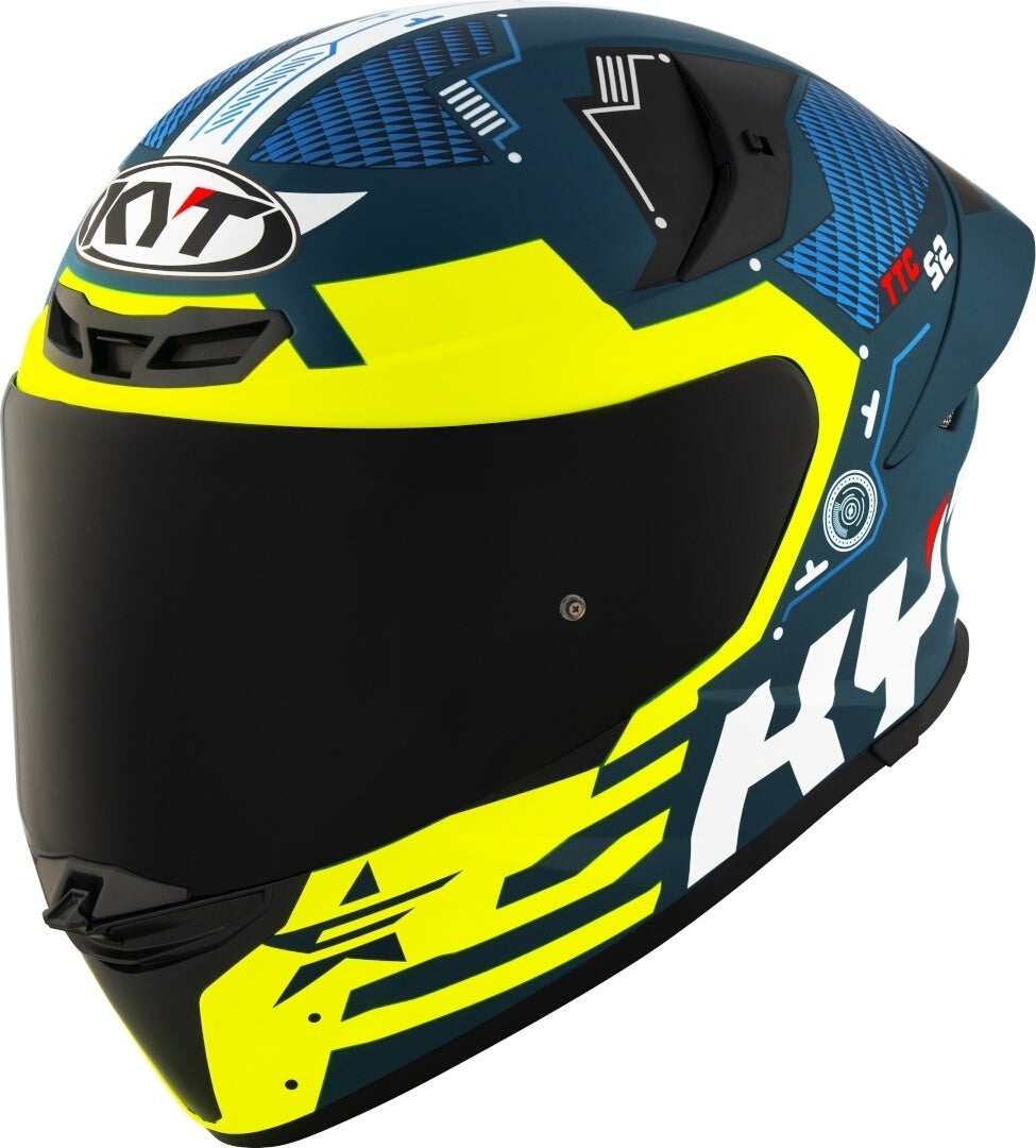 KYT TT-Revo Fuselage Helmet yellow matt M (57/58) Figure 1