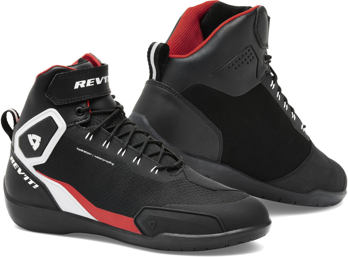 Revit G-Force H2O Vandtætte motorcykelsko sort/rød/hvid 45 Figur 1