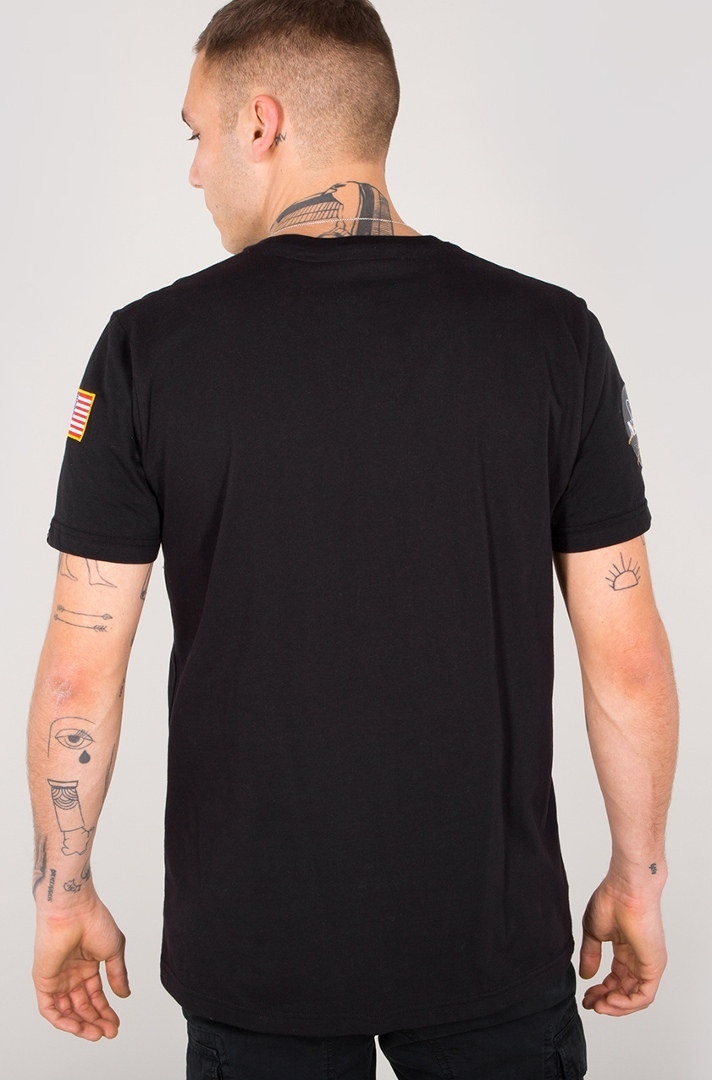 Alpha Industries NASA T-Shirt schwarz M Abbildung 3