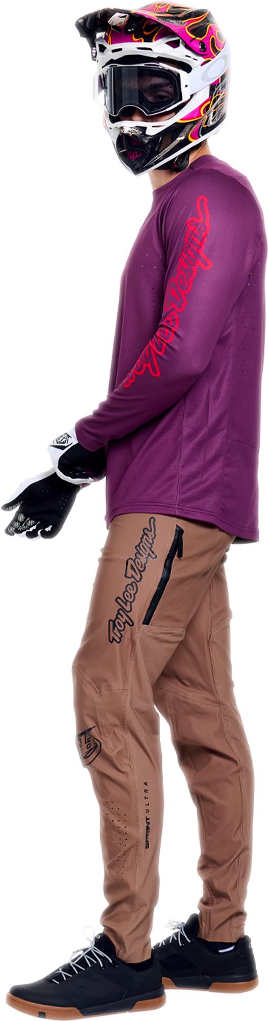 Troy Lee Designs Sprint Pro Mono Fietsbroek Bruin/Beige 36 Figuur 12