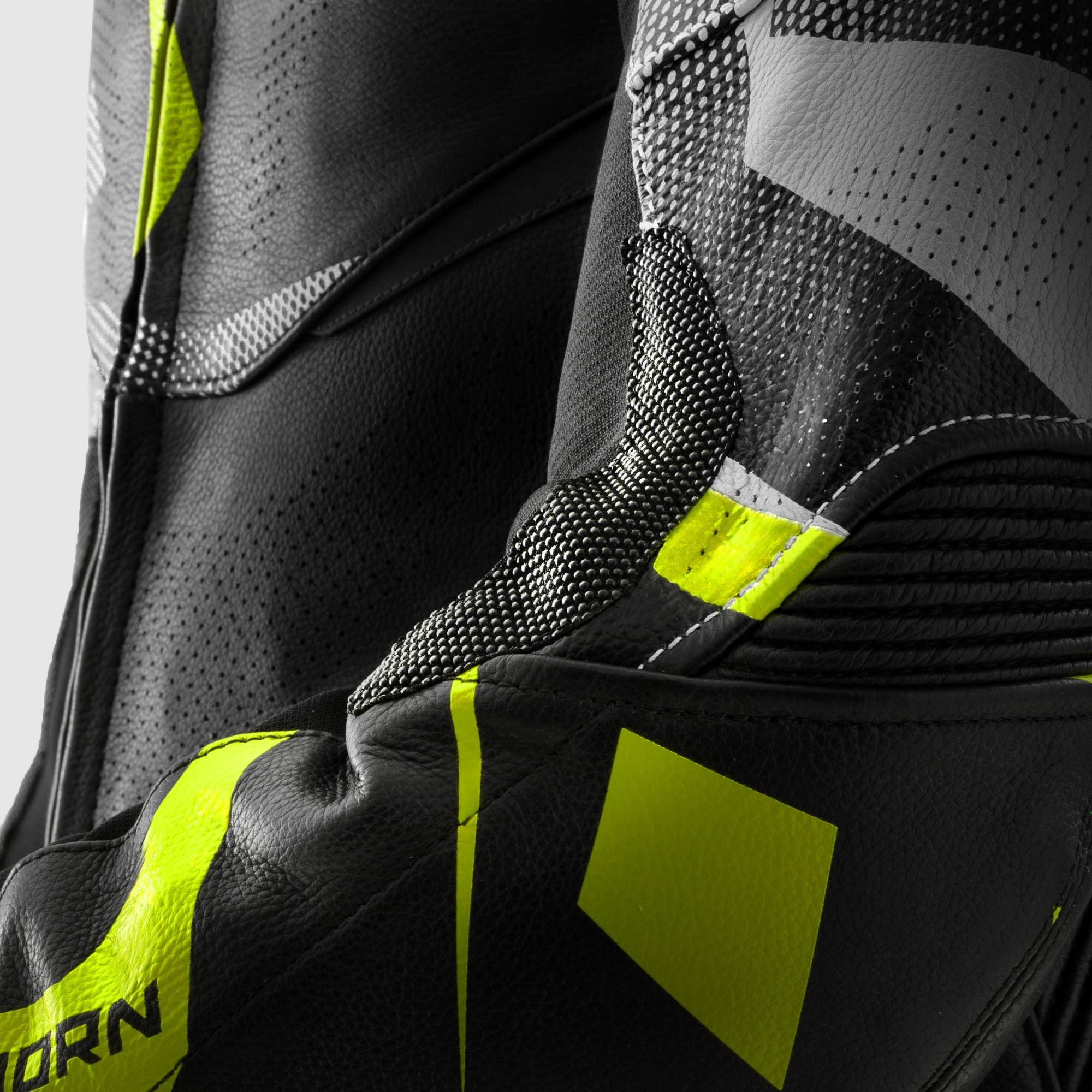 Side view of Rebelhorn Inferno Motorcycle Leather Jacket