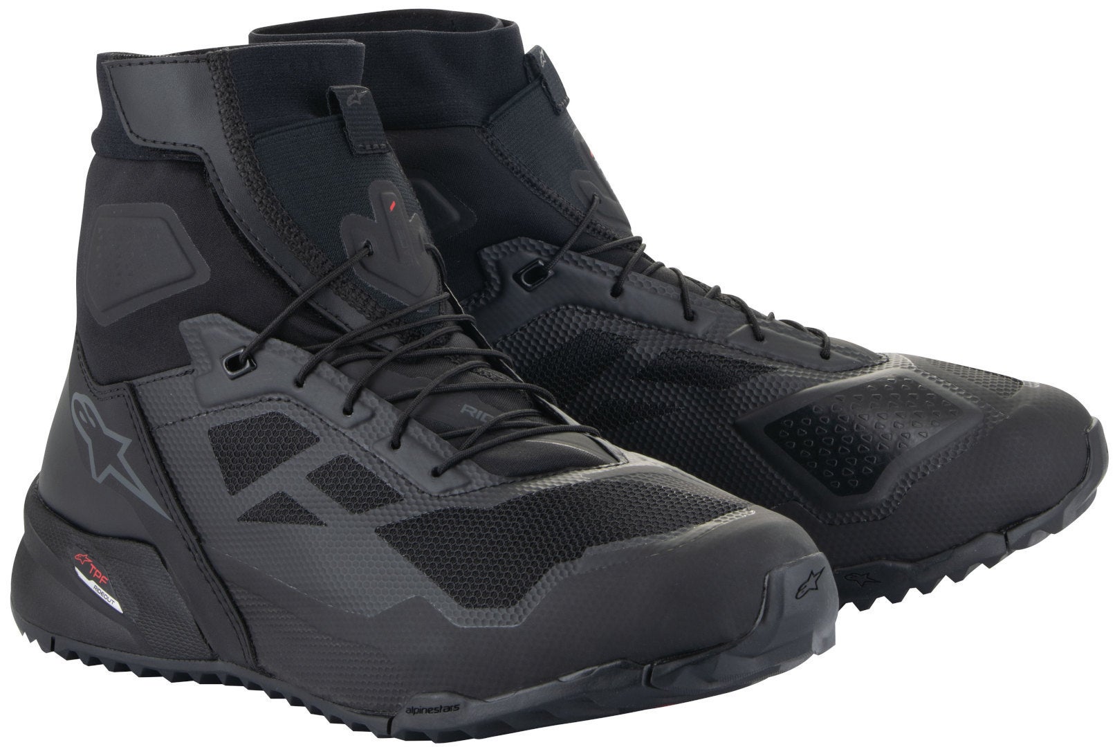 Alpinestars Men's Black/Dark Grey Cr-1 Motorcycle Shoes