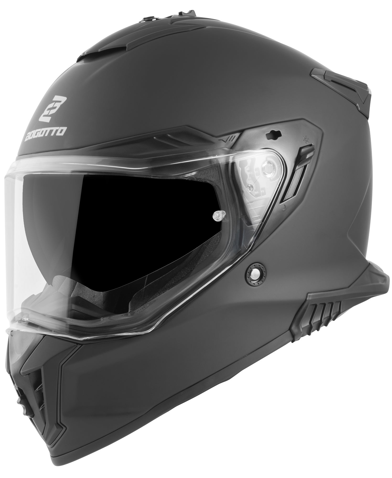 Bogotto FG-601 Casco da enduro nero opaco S Figura 6