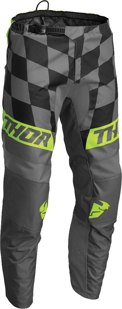 Thor Sector Birdrock Jugend Motocross Hose hellgrau/grün 26 Abbildung 1