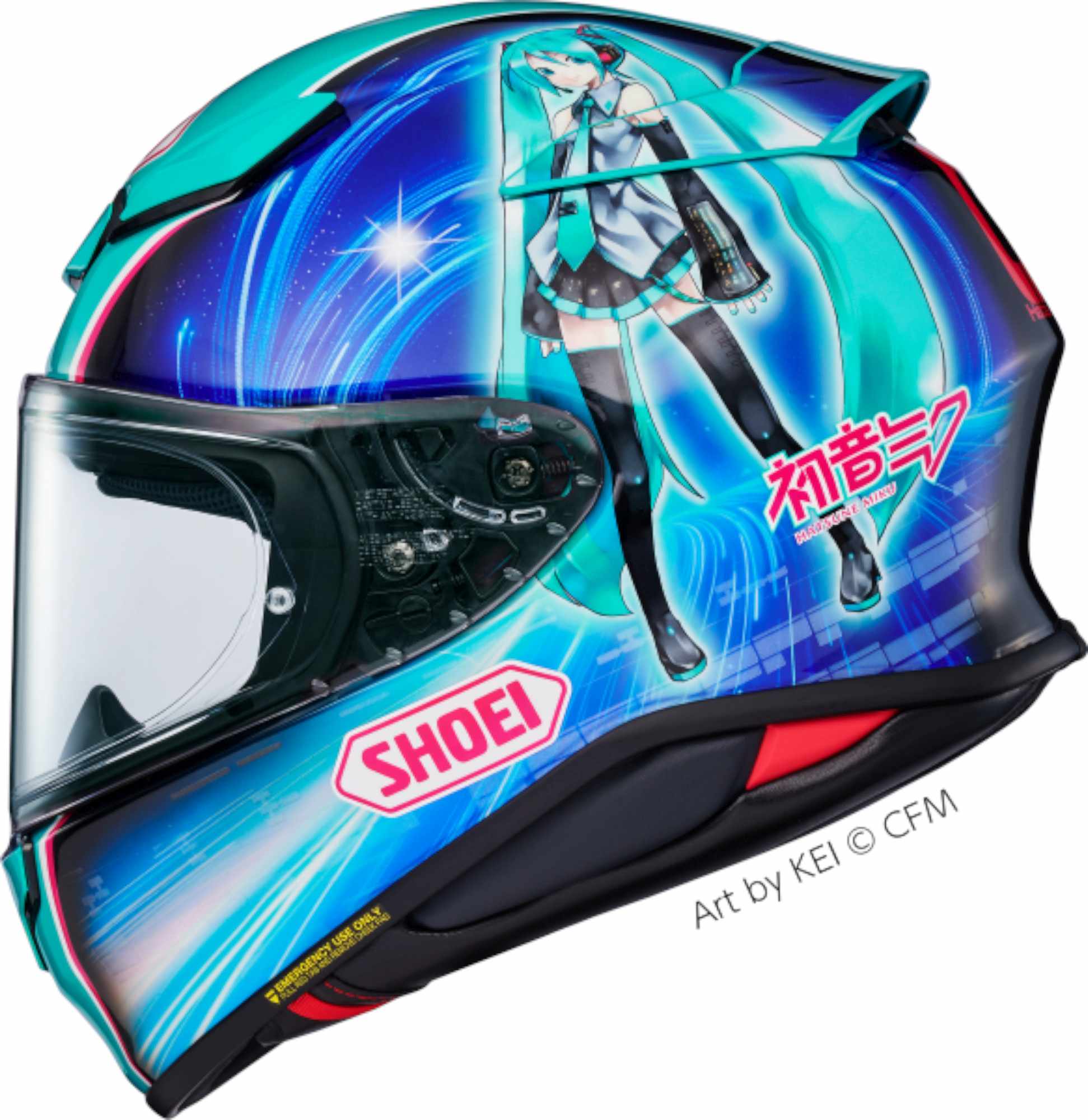 Shoei NXR2 Hatsune Miku Helm S (55/56) Abbildung 2