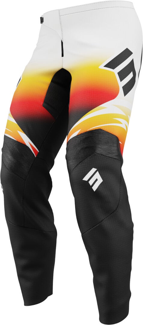 Shot Draw X-Trem Motocross bukser til børn sort/orange/hvid 12/13 Figur 1