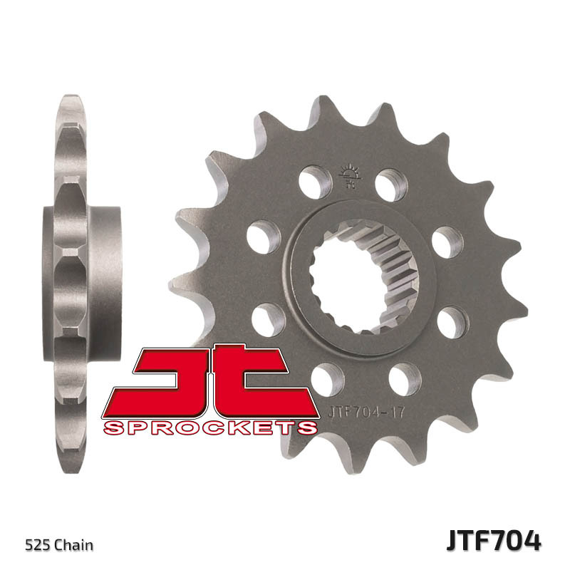 JT SPROCKETS Standard stålhjul 704 - 525 Figur 2