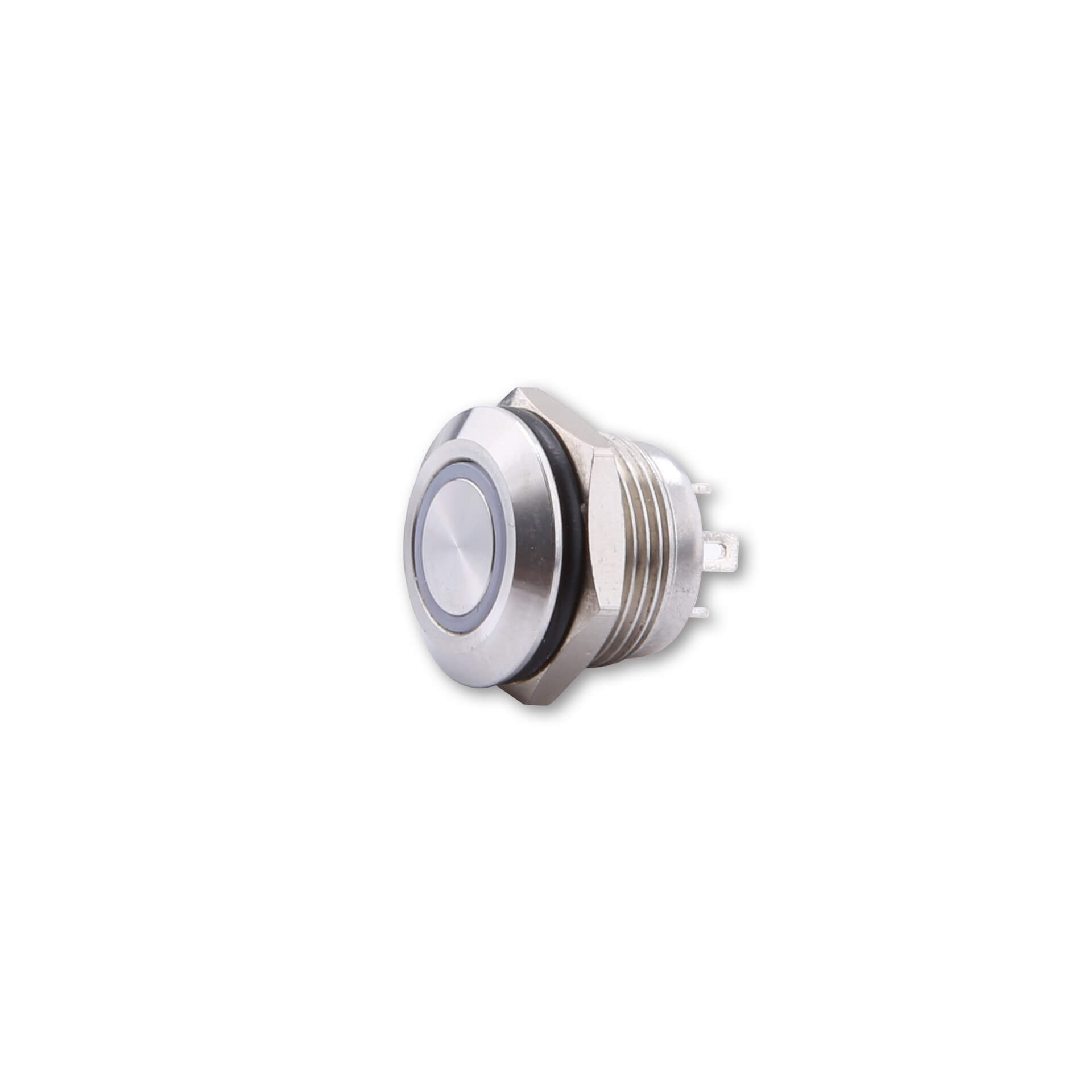 HIGHSIDER Taster Edelstahl mit LED Leuchtring Silver/Vit Figur 3