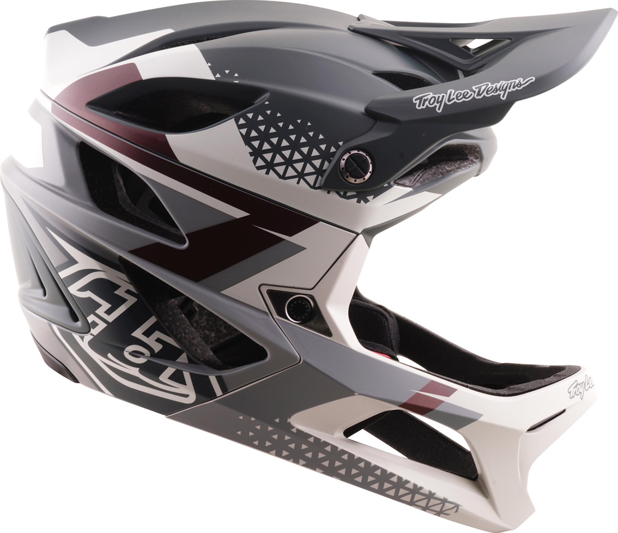 Troy Lee Designs Stage 2 MIPS Amper Enduro MTB Helmet grey/white M-L (57/59) Figure 3