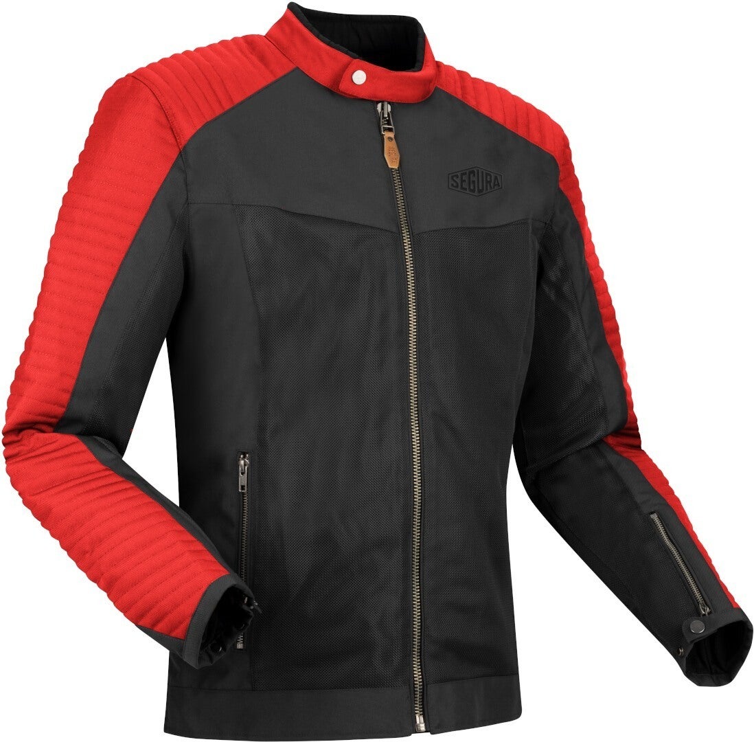 Segura Dikinson Motorcycle Textile Jacket black/red XXL Figure 1