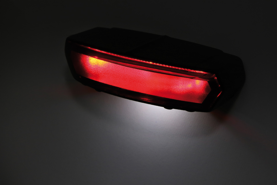SHIN YO LIGHT GUIDE LED Rücklicht mit Kennzeichenbeleuchtung Argint Figura 2