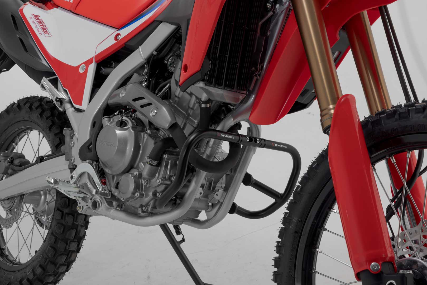 SW-Motech Crash bar - Negru. Honda CRF250L (12-)/CRF300L (20-). Figura 1