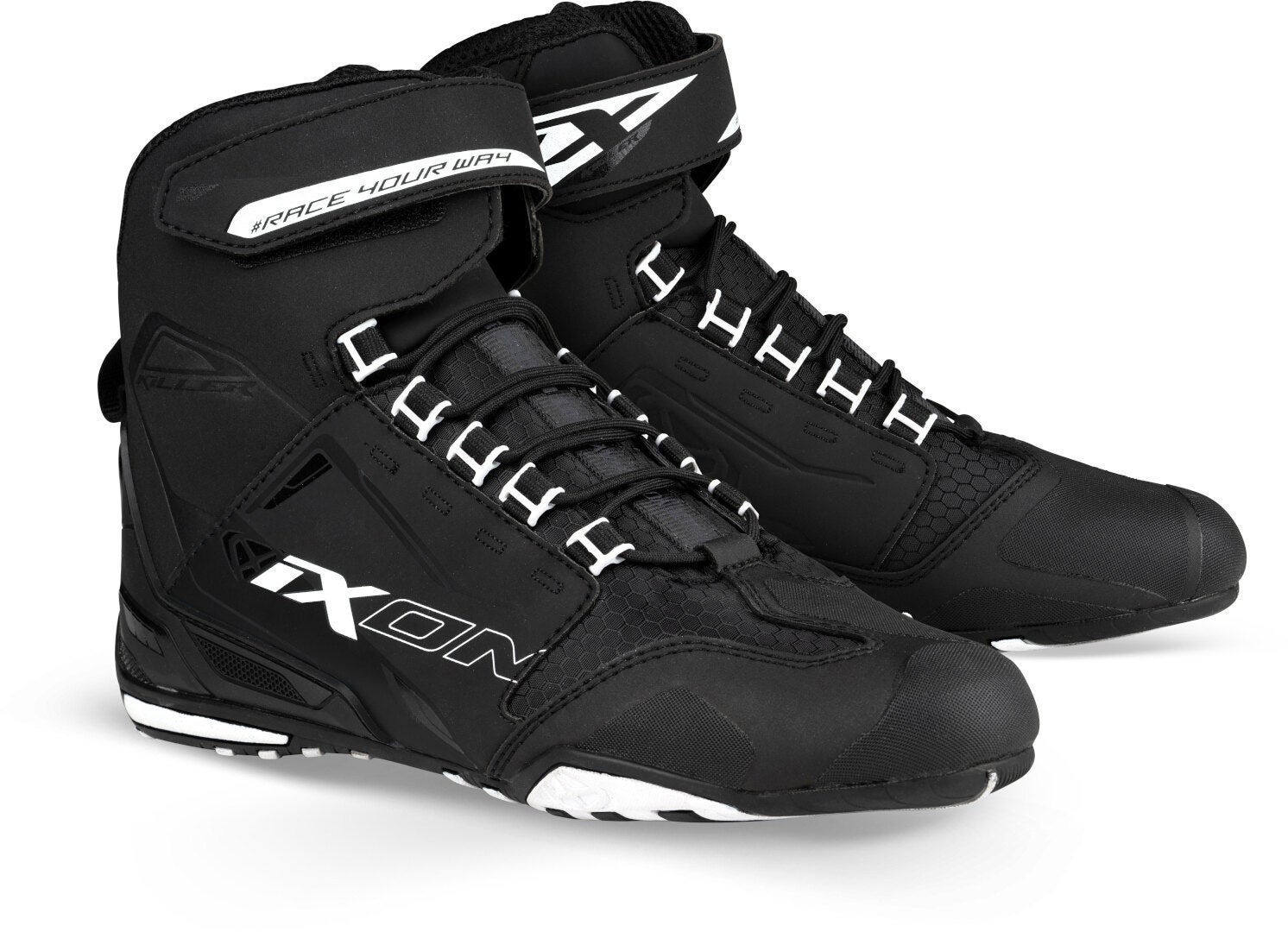 Ixon Killer Motorradschuhe schwarz/weiß/rot 46 Abbildung 2