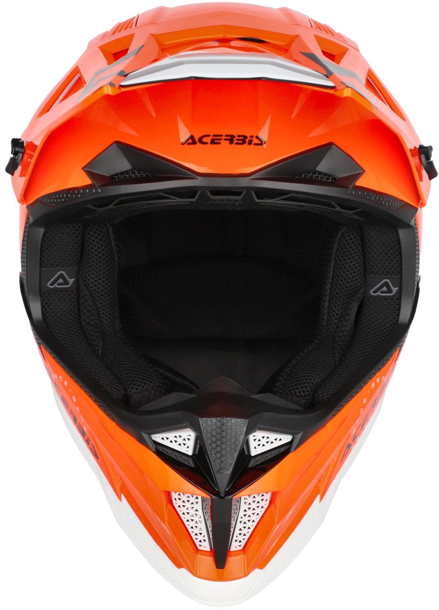 Acerbis T711 Graphic Motocrosshjelm orange/hvid/sort XL (61/62) Figur 4