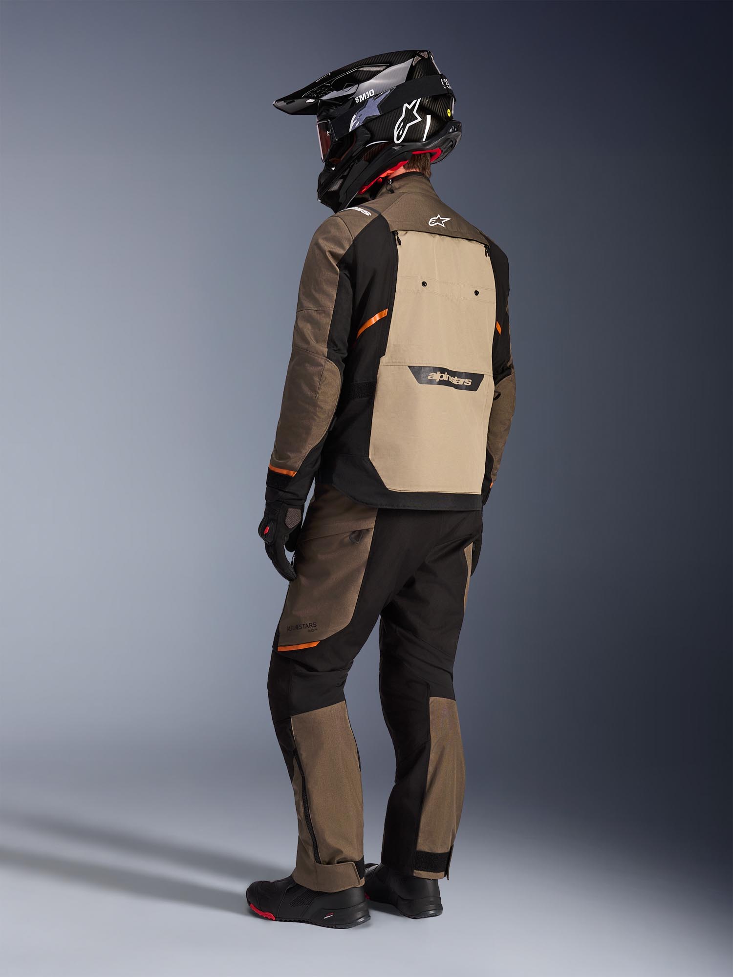 Alpinestars Cusco Drystar waterproof Motorcycle Textile Jacket brown/grey 4XL Figure 11