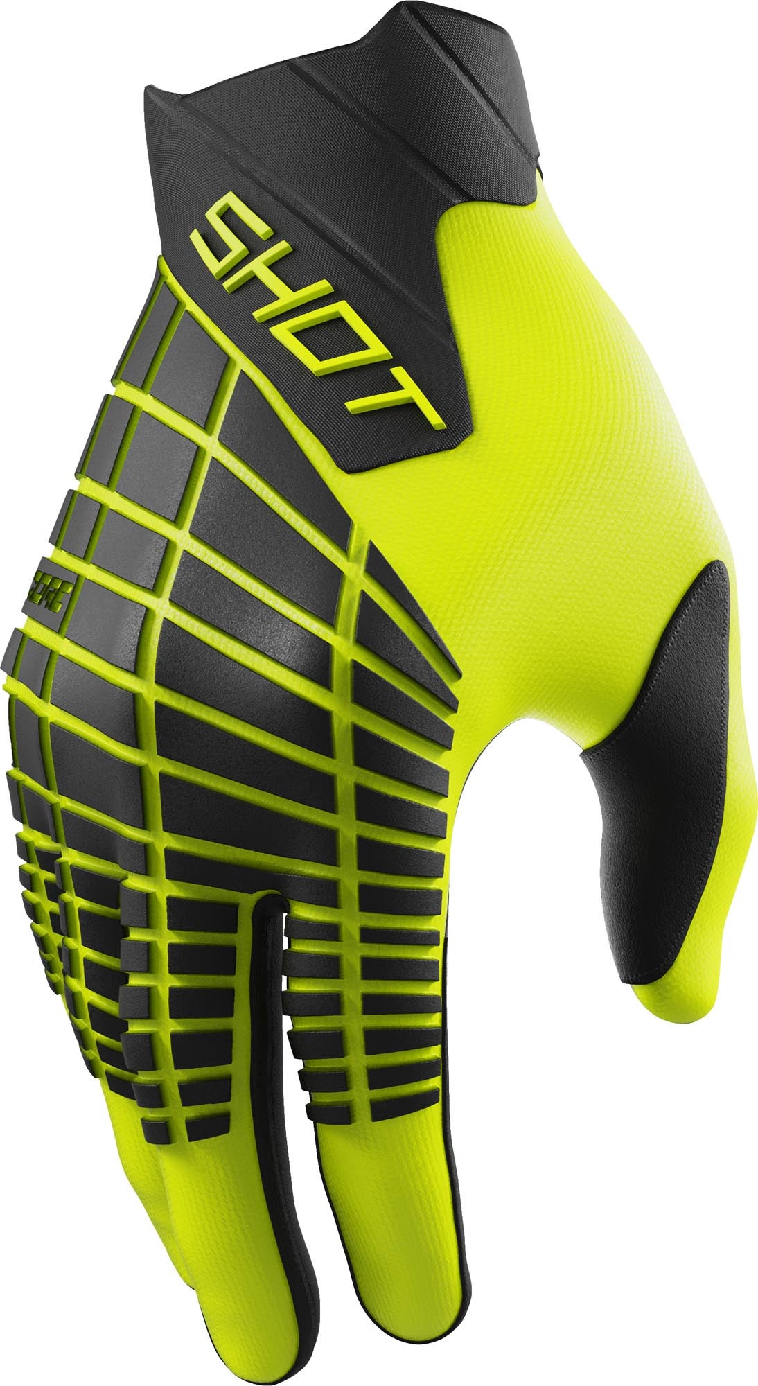 Shot Core Max Motocross Handschuhe gelb 8 Abbildung 1
